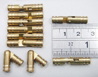 Small Brass Barrel Hinge 0 11 Dia X 0 75l Etsy