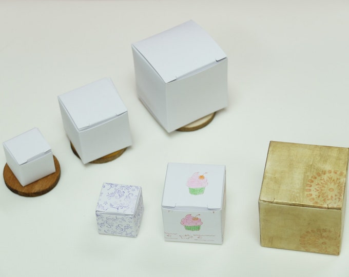 10pcs Mini Paper Box - Miniature Box - Gifts Packaging - Mini Cube Box ...