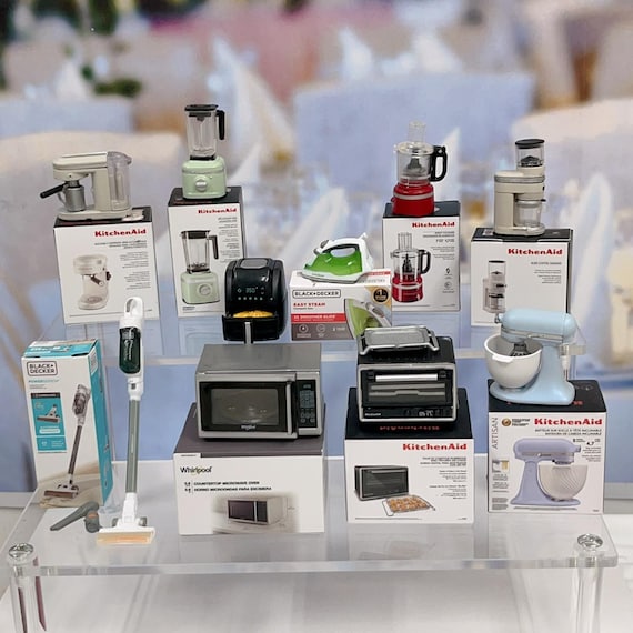 Miniature Electrical Appliances - Mini Brands Home - Dollhouse Kitchen Appliances - Miniature Collectibles - Zuru Mini Brands