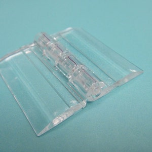 4pcs Small Acrylic Plastic Hinge 1.18 x 1.3 30mm x 33mm Acrylic Hinges Clear Hinge Small Hinges Jewelry Box Hinges Door Hinges image 4