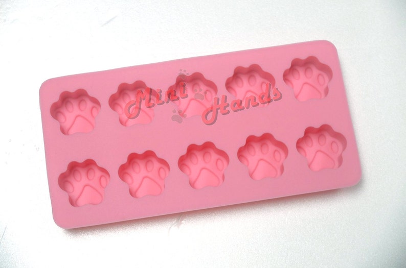Ice Mold Resin Mold Soap Mold Cat Paw Silicone Mold Cookie Mold- Fondant Mold Cake Mold Chocolate Mold Clay Mold Sugar Mold