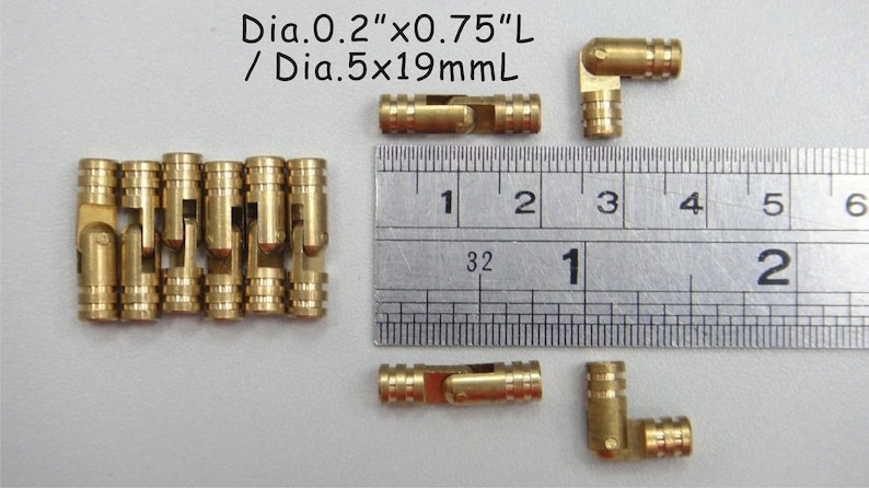 Bisagra de barril de latón pequeño Dia0.2x0.75L | Etsy