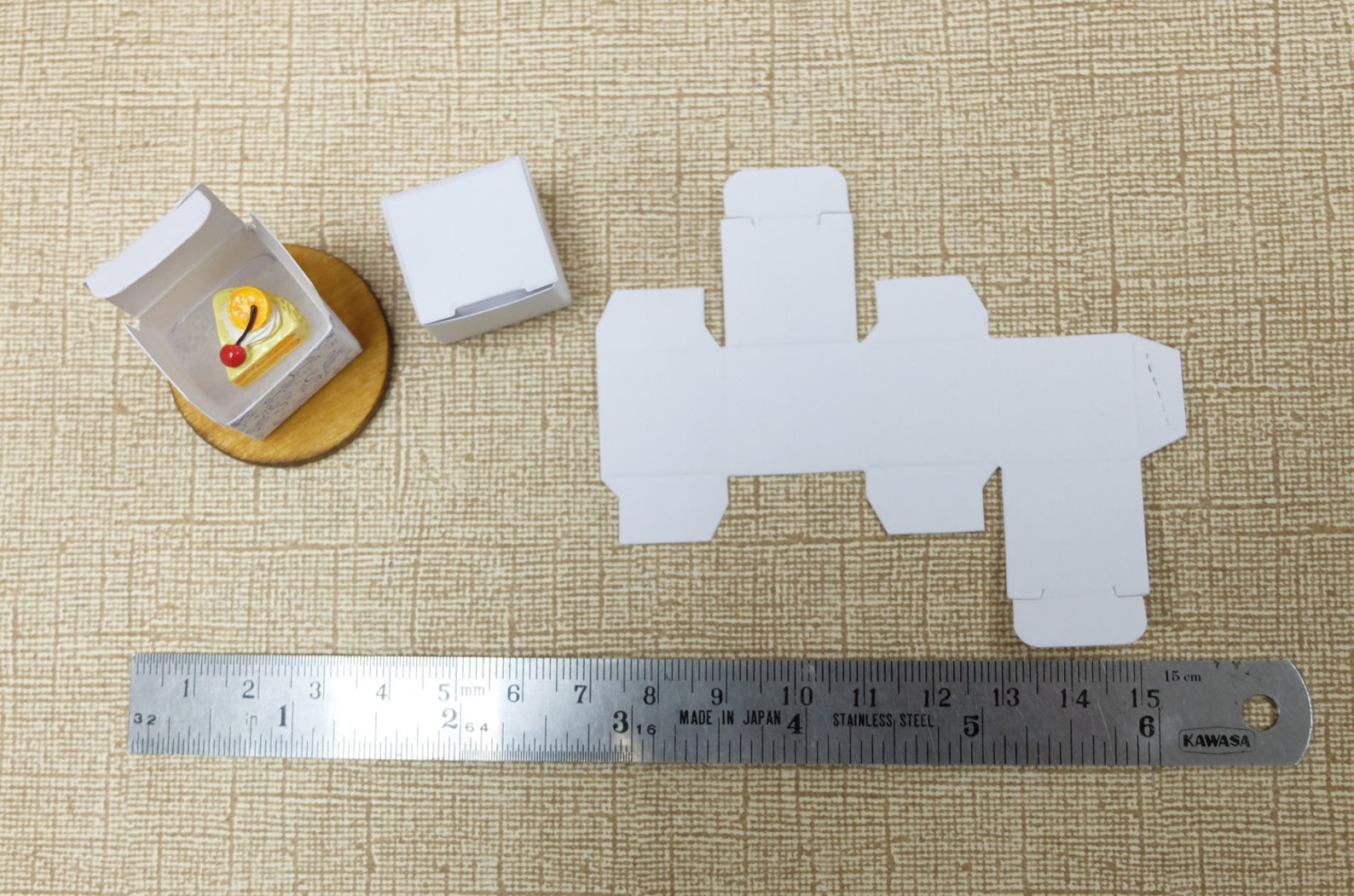 10pcs Mini Paper Box Miniature Box Gifts Packaging Mini Cube Box ...