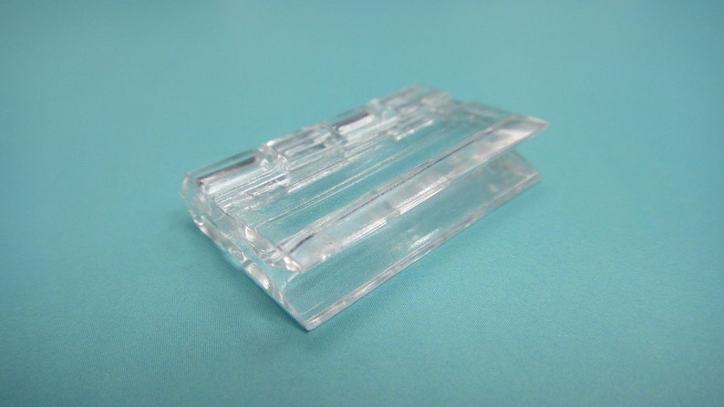 4pcs Small Acrylic Plastic Hinge 1.18 x 1.3 30mm x 33mm Acrylic Hinges Clear Hinge Small Hinges Jewelry Box Hinges Door Hinges image 3