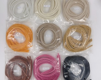 120cm L x 5pcs 3-5mm Wool Pipe Cleaner - Teddy Moru - Poodle Making - Animals Craft Chenille Stems - Pupply Pipe Cleaner - Moru Dolls