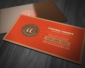 Retro Style Business Card