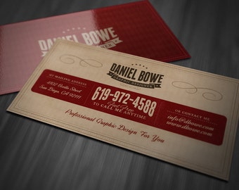 Vintage or Retro Business Card