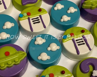 Two Infinity and Beyond Chocolate Covered Oreos