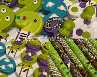 Two Infinity and Beyond (Toy Story Package) - Chocolate Lollipops, Oreos and Pretzels