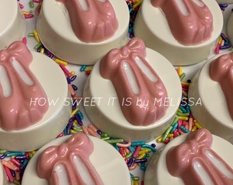 Ballet Slipper Chocolate Covered Double Stuffed Oreos - Baby, Baby Shower, Birthday, Gender Reveal