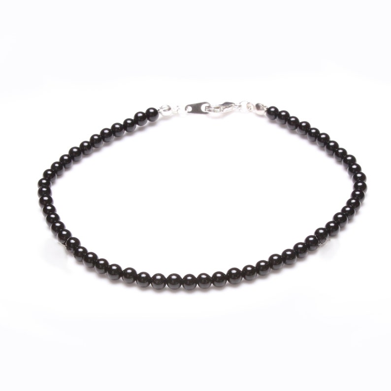 Black Onyx Sterling Silver Bracelet image 2