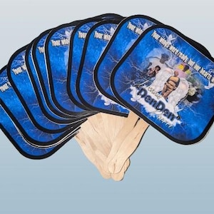 Custom Memorial Fans