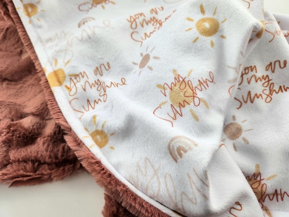 You are my Sunshine - Minky Baby Blanket