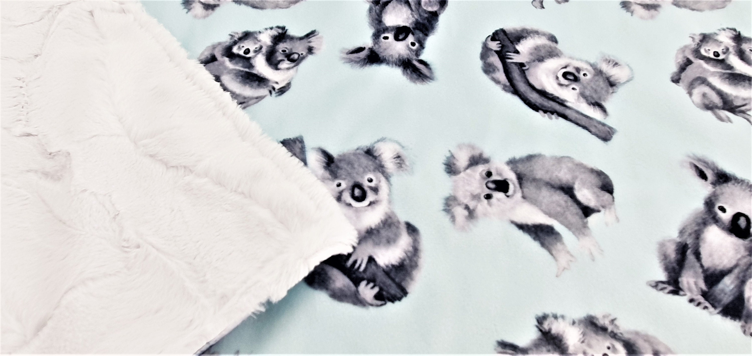 Personalized Koala Minky Blanket Etsy