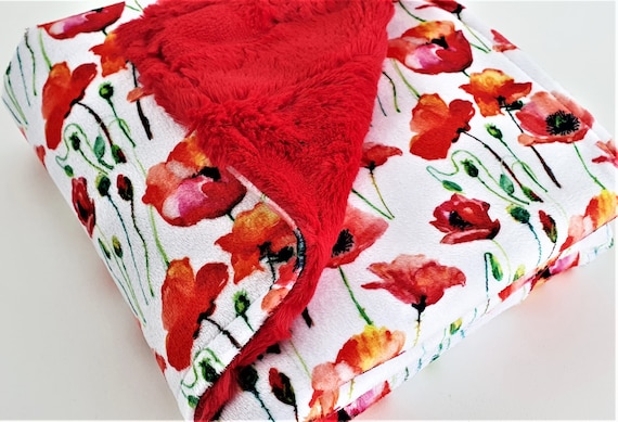 Personalized Poppy Minky Baby Blanket