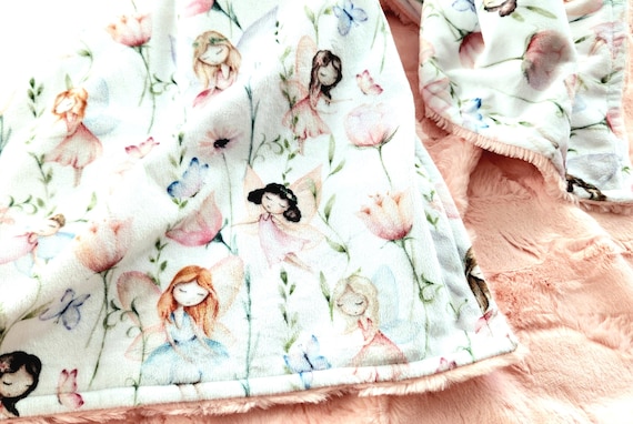 Personalized Fairy Minky Blanket