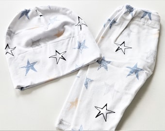 Ready to Ship!  Stars Newborn Set