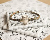 Owl paracord mens nautical bracelet owl bracelet owlwristband pulsera hombre owl armband owl thin bracelet bird bracelet