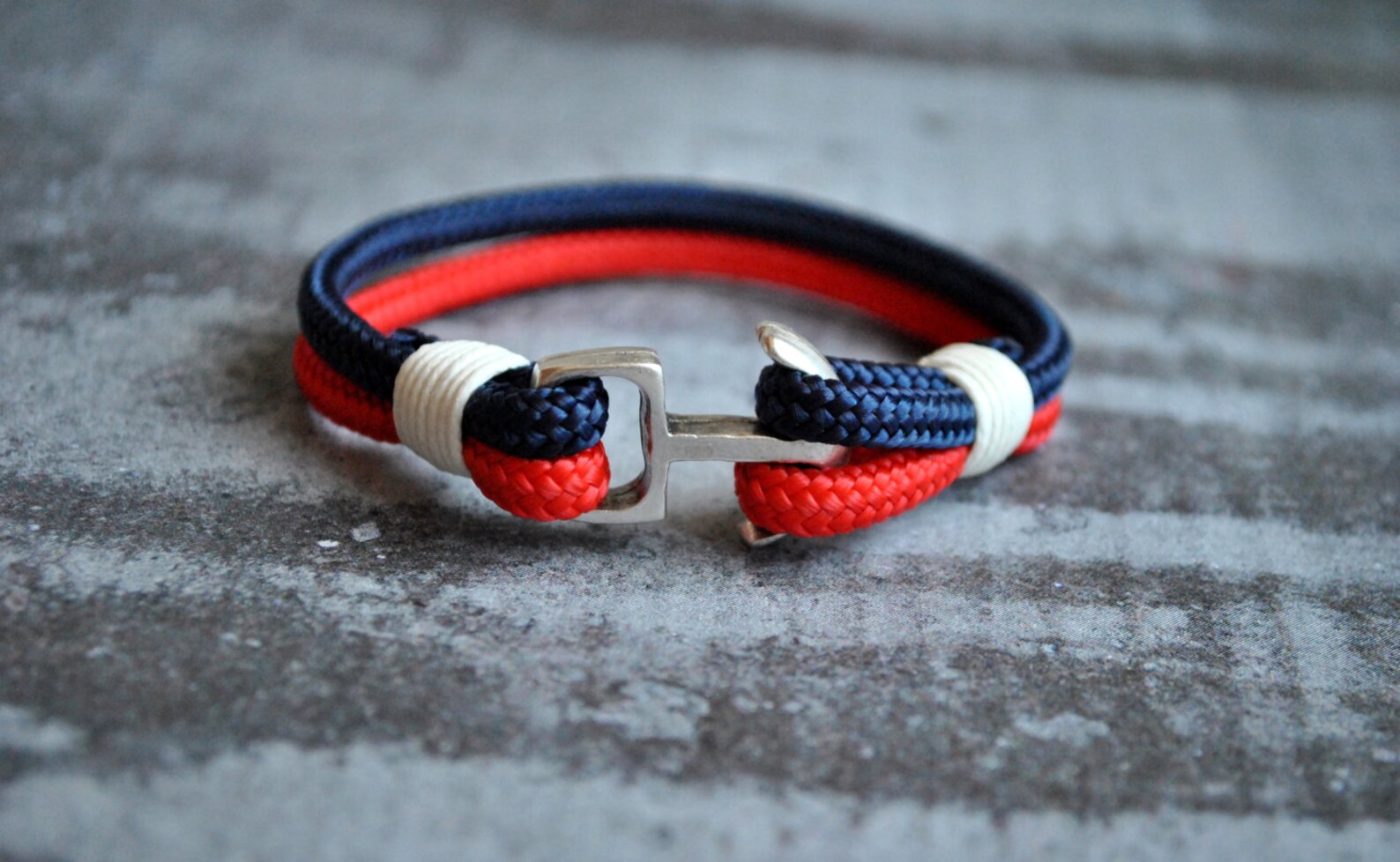 Anchor Paracord Bracelet Nautical Rope Bracelet Etsy