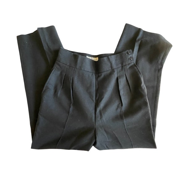 Women High Waisted Tuxedo Pants Etsy