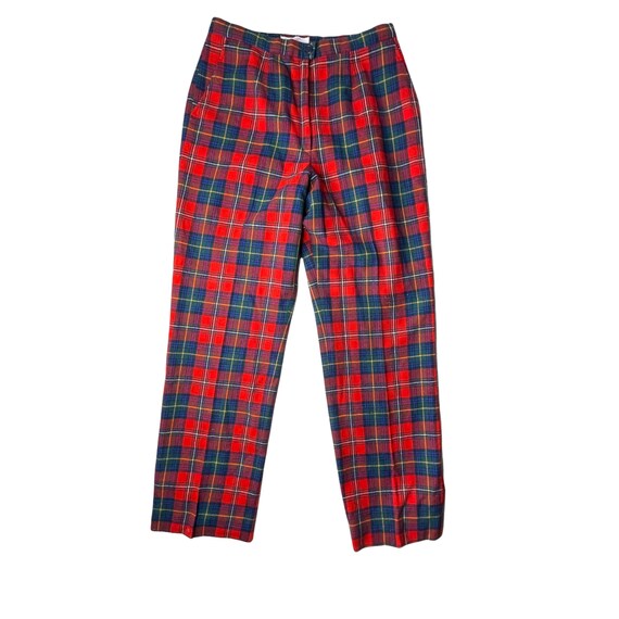 Vintage Pendleton Wool Boyd Tartan Red Christmas … - image 3