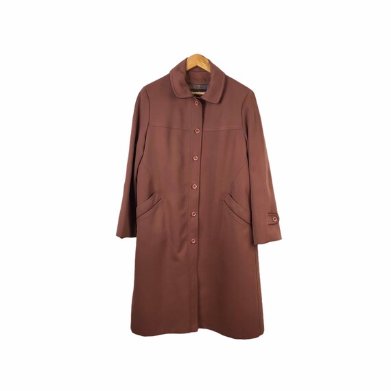Vintage Pink Mauve Forecaster of Boston Rain Trenc