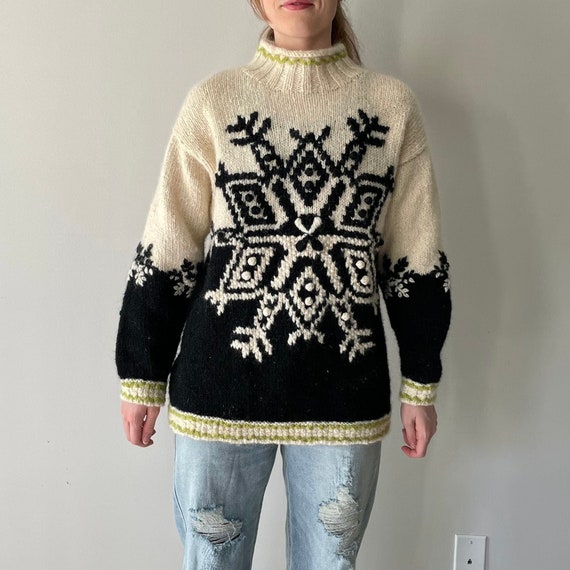 Vintage 90's Express Tricot Black and 