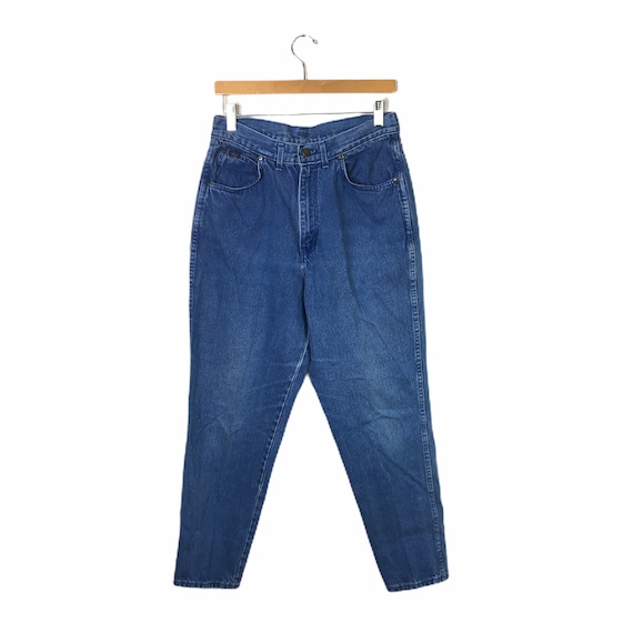 Vintage 90's Chic Pleated Mom Jeans, Size 14