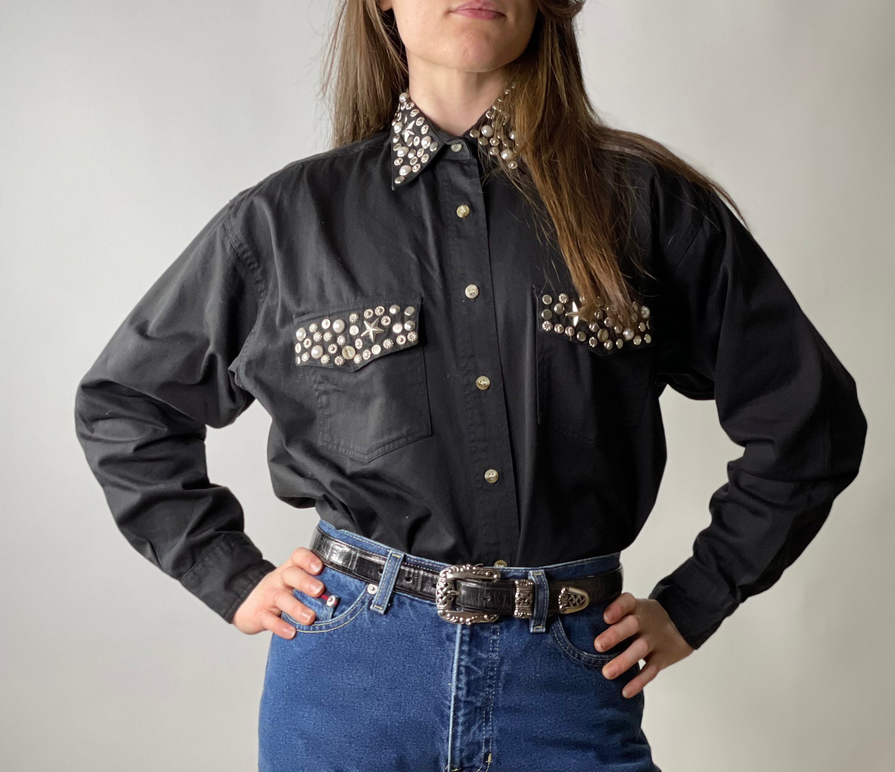 rhinestone western shirts ladies