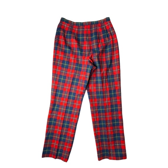 Vintage Pendleton Wool Boyd Tartan Red Christmas … - image 2