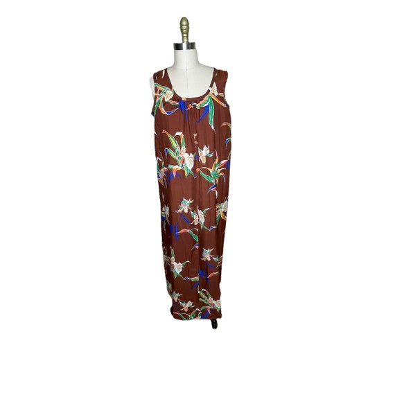 Vintage Hilo Hattie Large Muumuu Maxi Dress Hawai… - image 1