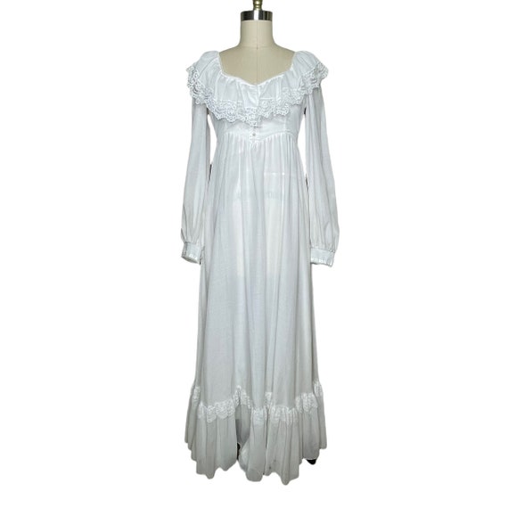 Vintage 70s White Gunne Sax Jessica McClintock Pr… - image 6