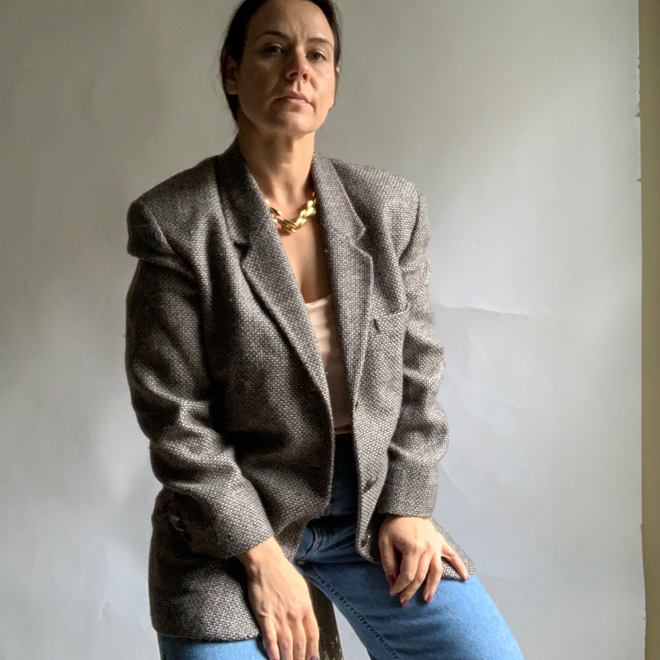 Vintage Minimalist Ellen Tracy Woven 