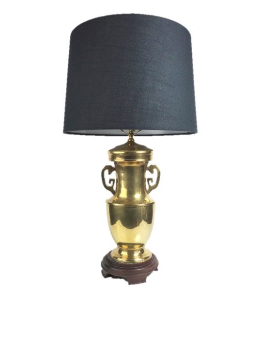 brass ginger jar lamps