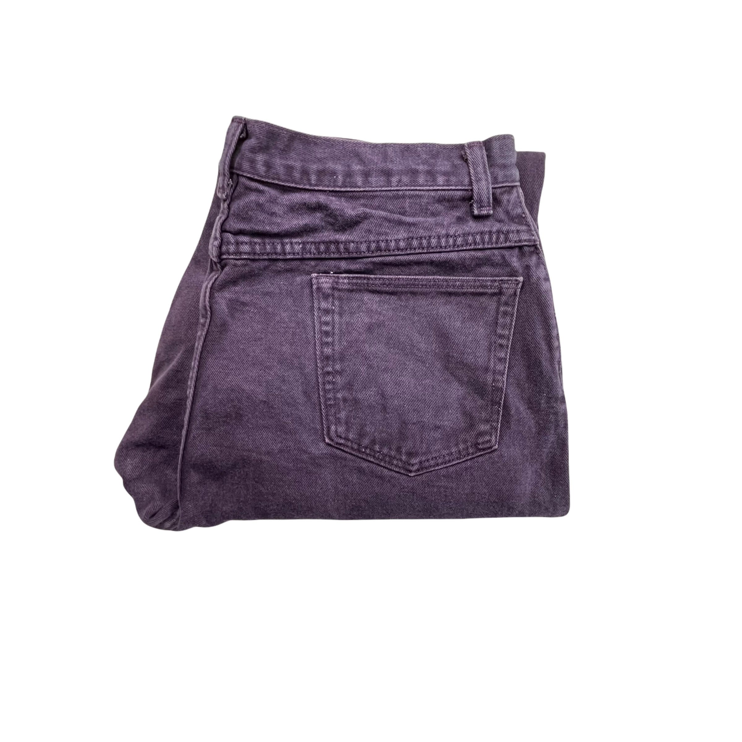 Plus size top purple jeans