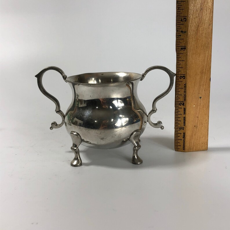 Vintage Williamsburg Stieff Pewter 4 Piece Tea Set Pewter Tea Etsy