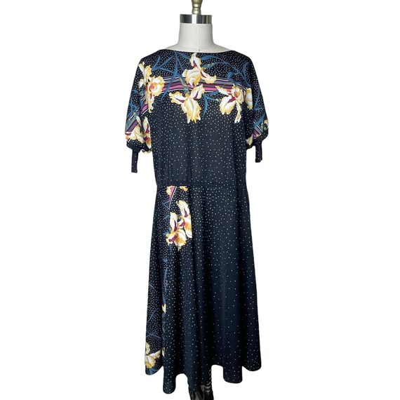 Vintage 70’s JC Penney Fashions Women’s Dress Bla… - image 7