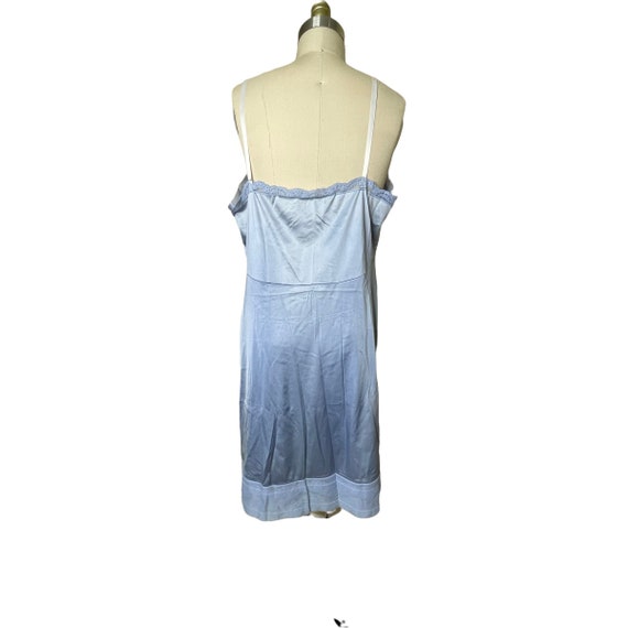 Vintage Adonna JC Penney Powder Blue Nylon Slip N… - image 2