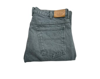 Vintage Lands End Green Jeans Square 