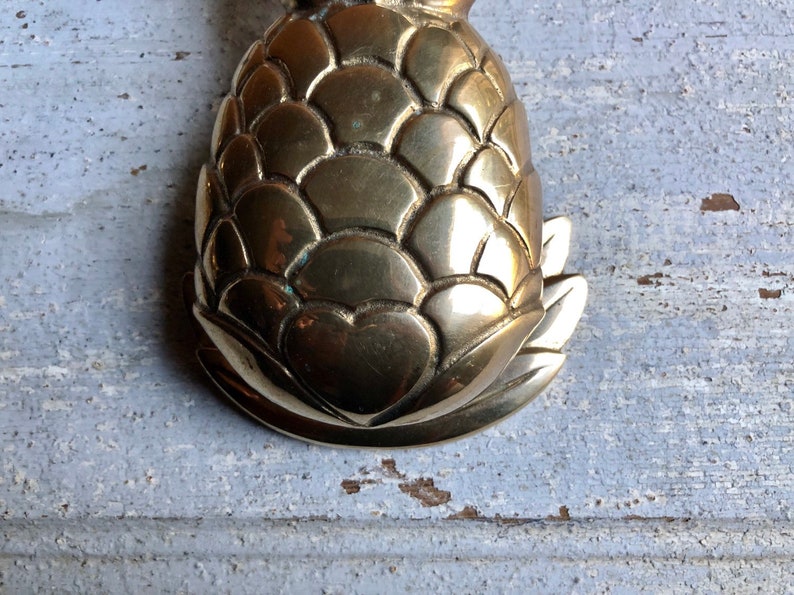 Vintage Solid Brass Pineapple Door Knocker