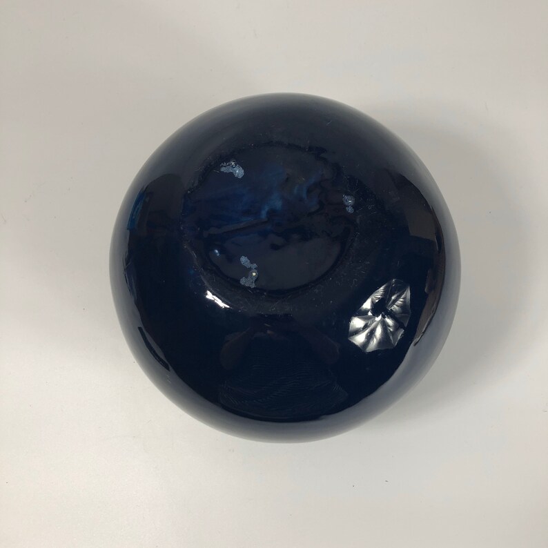 Vintage 80/'s Memphis Design Style Round Ceramic Sphere Vase