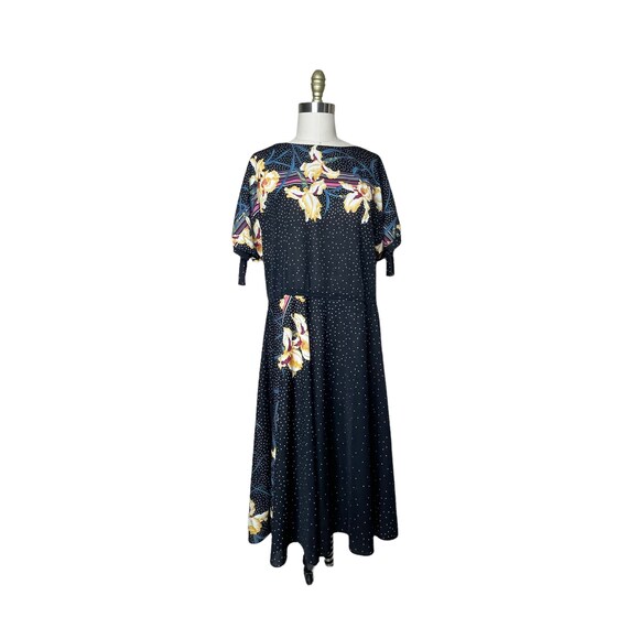 Vintage 70’s JC Penney Fashions Women’s Dress Bla… - image 5