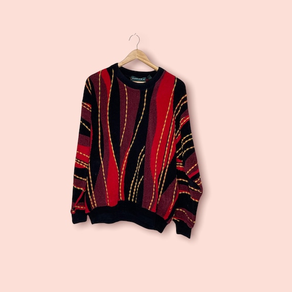Vintage Tundra Sweater Ribbed Coogi 