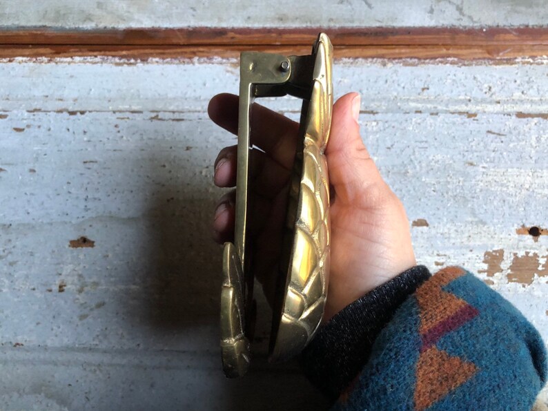 Vintage Solid Brass Pineapple Door Knocker