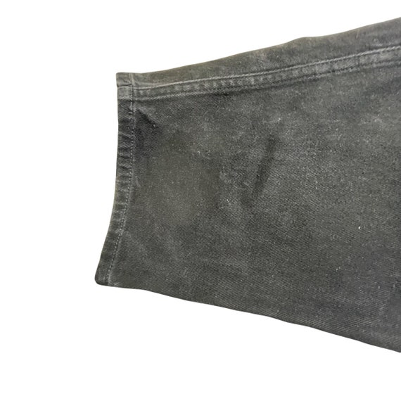 Vintage Tommy Hilfiger Black Jeans, Flag Patch, L… - image 5