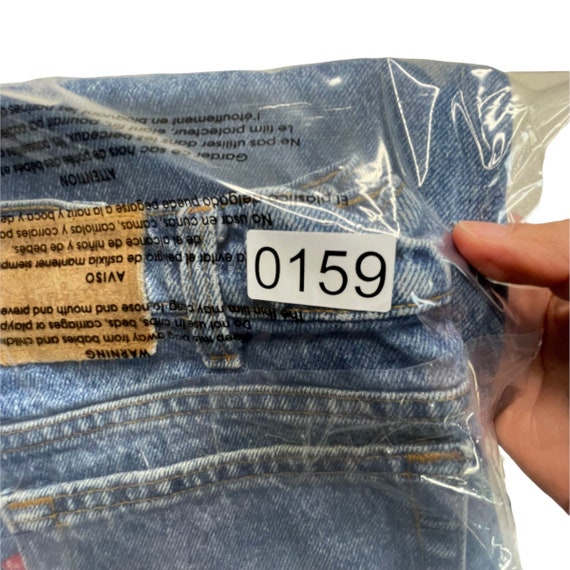 Vintage Levis 540 Jeans, Made in USA, Leather Pat… - image 10