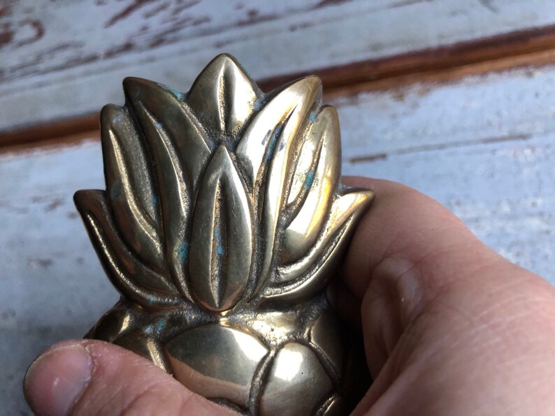Vintage Solid Brass Pineapple Door Knocker