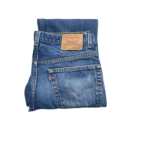 Buy Vintage Levis 517 Jeans Saddleman Bootcut Jeans Made in USA