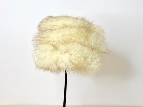 Vintage 60’s Russian style faux fur hat