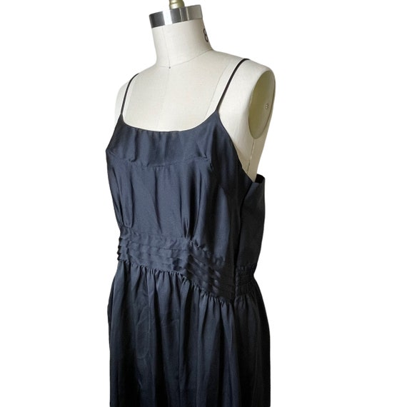 Vintage Lily of France Black Nightgown Negligee Peign… - Gem